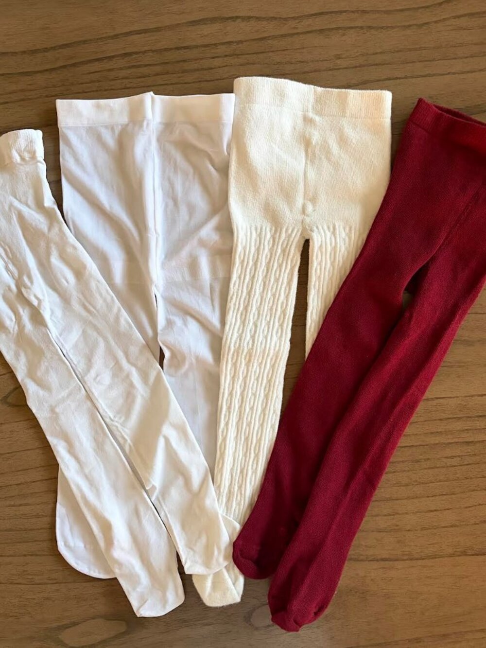 Toddler Girls' Set of 4 Tights 2-3T
